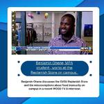 Benjamin Ohene, MPA student, interviewed on WOOD TV 8
